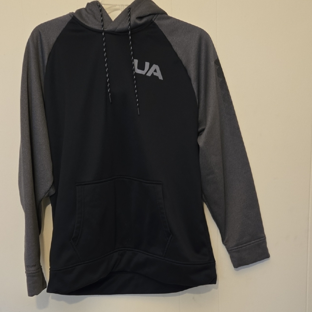 Mens Under Armour Black and Gray Performance Sweatshirt